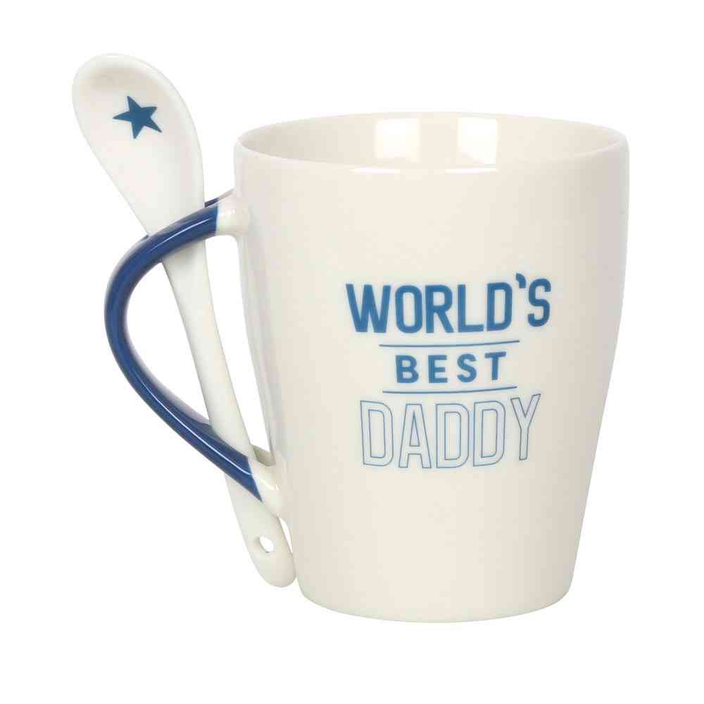 Something Different - World's Best Daddy Tasse und Löffel Set - Mehrfarben